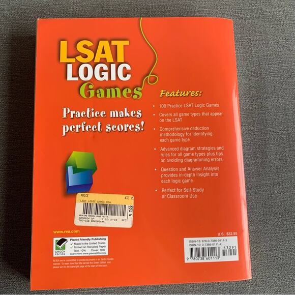 Research And Education Association LSAT Logic Games - Picture 4 of 4